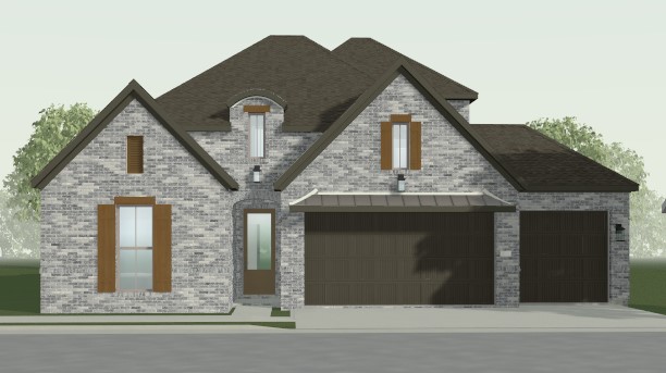 Beautifully designed Dogwood in a prime location offering easy interstate access, nearby shopping, and convenient to area schools. Just steps away from the stunning 120-acre Shaw Family Park, this home perfectly combines convenience and comfort. Thoughtfully upgraded throughout, features include an enlarged covered patio, and a single oven with cooktop—perfect for entertaining or relaxing evenings at home. The extended primary suite includes a euro shower and expanded walk-in closet, creating a true retreat. Additional highlights include wood floors throughout, kitchen cabinets to the ceiling, optional transom windows in the primary suite for added natural light, 3rd car garage, and an additional fourth bedroom, game room and 3rd full bathroom. With elevated finishes, a functional layout, and exceptional location, this home is the perfect blend of style and practicality.