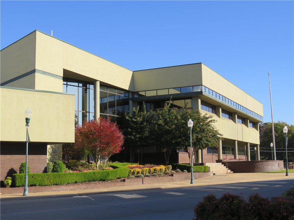This is a two-story office building located in Historic Downtown Siloam Springs, AR.  This is the former corporate headquarters of Allen Canning/Sager Creek