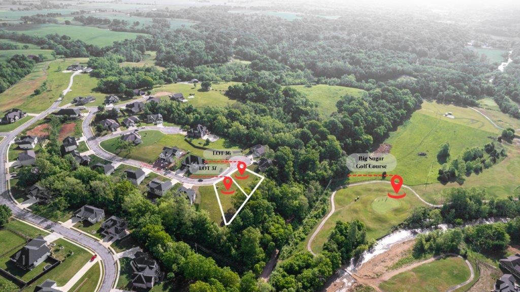 Prime Lots in Pea Ridge Community! Located on a beautiful cul-de-sac and overlooking the Big Sugar Golf Course. Easy access to both Pea Ridge and rogers via 94. Established community with wooded surroundings and quiet setting. This 0.66 Acre lot is ready for your home build! Utilities at street. Neighboring lot #36 is also listed for sale at $60,000 see mls #1275727.