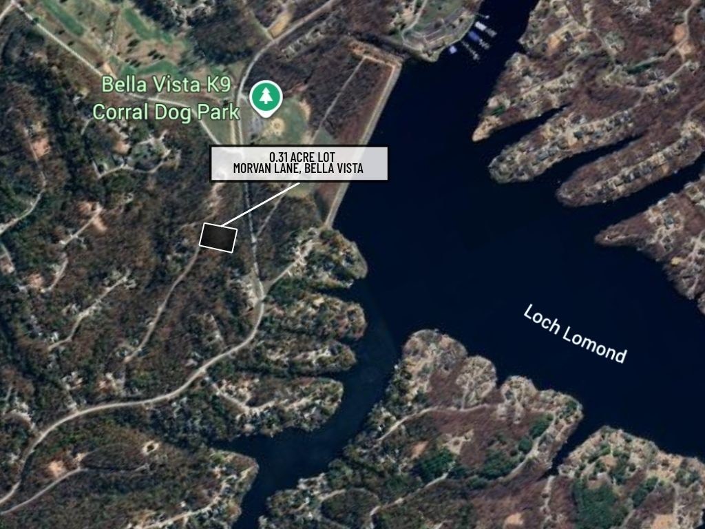 Nestled in a quiet wooded setting near Lake Loch Lomond and Lake Loch Lomond recreational center, this .31-acre, corner Bella Vista lot offers a prime opportunity to build amid the natural beauty of Northwest Arkansas! A recent soil evaluation confirms highly buildable conditions, with utilities nearby for convenience. Enjoy peaceful surroundings just minutes from the lake, trails, and golf. A private, well-located homesite ready for your custom retreat. Recent soil report available upon request.