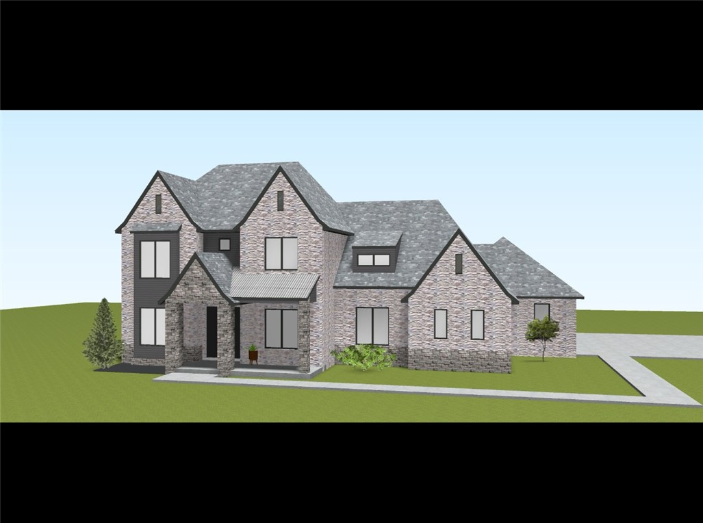 Stunning new construction in Beau Chalet, where privacy, convenience, and refined design come together for luxurious living. Situated on a .83-acre lot in a gated community, this 4BR/4BA home features an exceptional floor plan with a two-story great room open to the kitchen, complete with quartz countertops, 48” gas range, stainless appliances, large island/breakfast bar, spacious pantry, and convenient pass-through from the garage. The main-level primary suite is a true retreat with separate closets, dual vanities, freestanding tub, walk-in shower, and private water closet. Also on the main level are a second bedroom, full bath, office, and laundry room. Upstairs, you’ll find two additional bedrooms and baths and a game room ideal for play or movie nights. Enjoy the outdoors from the covered patio with outdoor kitchen and views of surrounding wildlife. Located just minutes from XNA, Beau Chalet provides easy access to Benton and Washington Counties, with greater convenience expected as the new bypass is complete