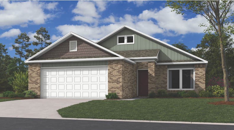 Introducing the stunning Baltimore plan, a home that exudes curb appeal with its inviting covered entryway and thoughtfully landscaped front yard. This charming one-story residence features three spacious bedrooms and two modern bathrooms, complemented by a large living room that’s perfect for relaxation and gatherings. The beautiful kitchen is a chef’s delight, equipped with energy-efficient appliances, generous counter space, and a convenient pantry. Additionally, the laundry room is ideally located just off the garage, making it perfect for families of all sizes. Don’t miss your chance to explore this exceptional home today! *Photos are of a similar model.