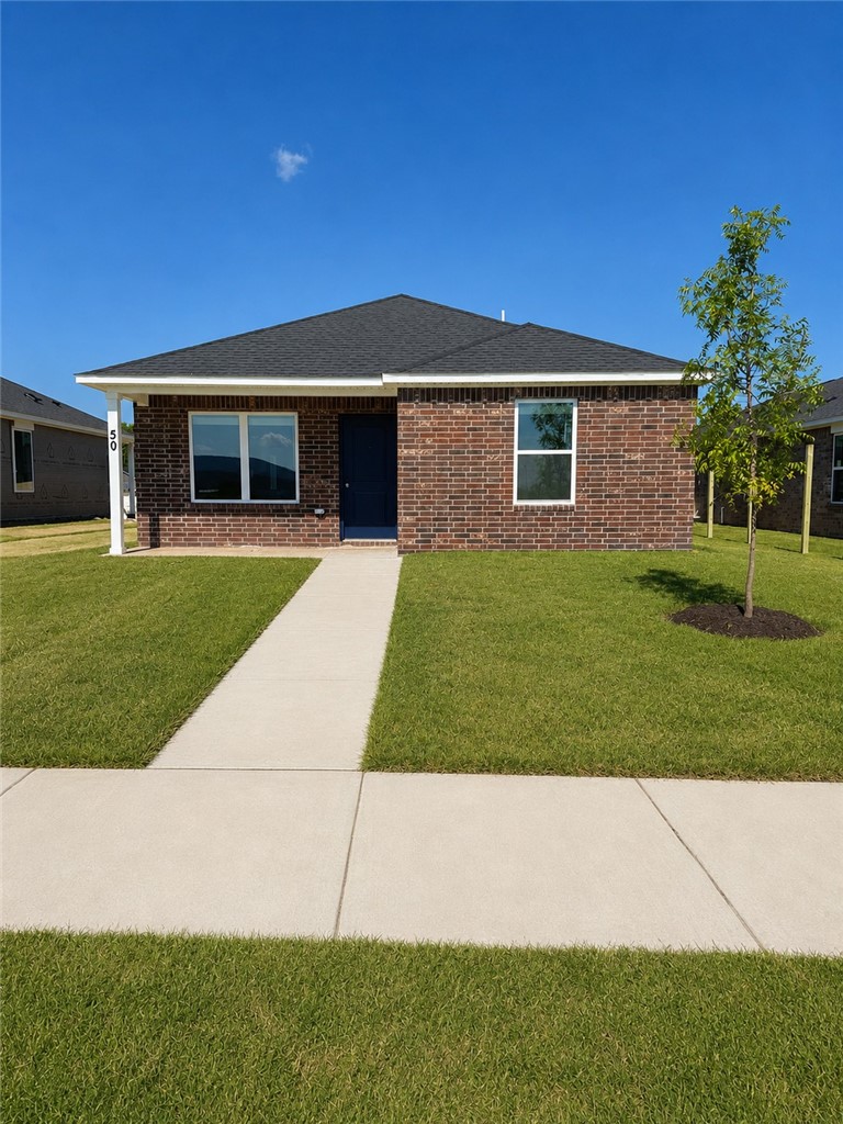 The charming Monaco plan is packed with curb appeal. Enjoy your evenings on the cozy covered front porch. This home features an open floor plan with 3 bedrooms, 2 bathrooms, a spacious living area, and a remarkable eat-in kitchen fully equipped with energy-efficient appliances, ample counter space, and a sizable pantry. Plus, a great covered back porch. Learn more about this home today! *Photos are of similar model.