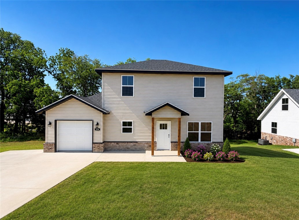 Welcome to Highland Park in Huntsville, a growing community ready to welcome you. This brand-new two-story home offers comfort, style, and affordability. The open-concept floor plan features a spacious kitchen, living area and half bathroom on the main level, with three bedrooms and two full bathrooms upstairs. Interior finishes include granite countertops, stainless steel appliances, durable vinyl plank flooring downstairs and carpet upstairs. Enjoy added privacy with no homes directly behind the property. A great opportunity to own a quality new construction home at an attractive price point. Listing agent is related to seller.