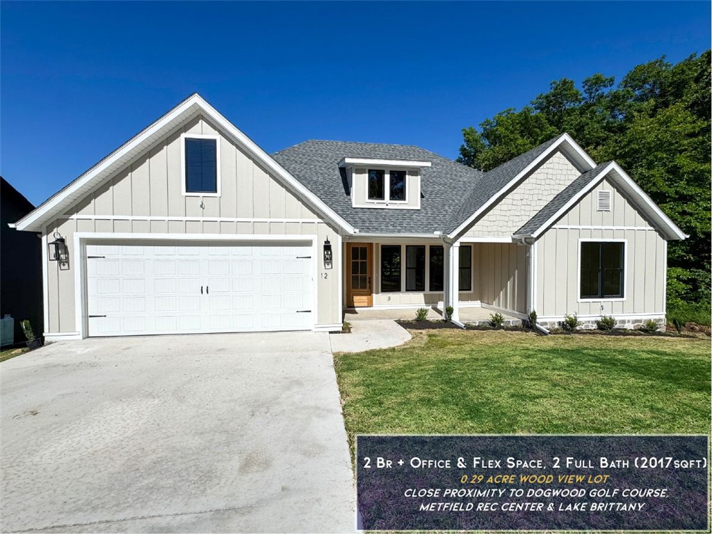 Situated on a 0.29-acre lot, this 2-bedroom plus office and flex space, 2-bath home offers a comfortable blend of functionality and charm in a peaceful setting.
Thoughtfully designed with versatility in mind, the layout provides dedicated spaces for remote work, hobbies, guests, or additional living needs, while details such as the epoxy-coated garage floor add a clean, polished touch to the home.
Natural light fills the interior, enhancing the open feel of the home and creating bright, welcoming living spaces suited for both everyday comfort and entertaining. The flex space adds valuable adaptability, allowing the home to easily fit a variety of lifestyles.
Located just 4 minutes from Dogwood Golf Course and Metfield Recreation Center, this home also enjoys close proximity to Lake Brittany, with shopping, dining, and recreational opportunities all within a short drive.