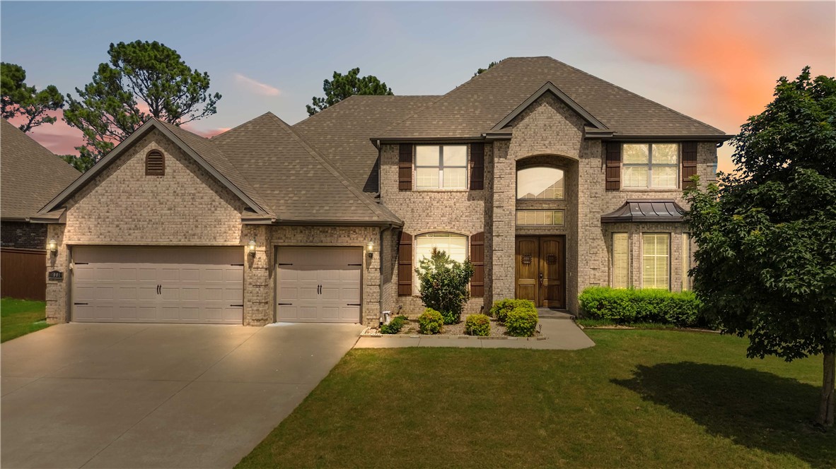 Elegant home in sought-after Lochmoor Club. The impressive floor plan boasts a grand entry with a soaring 20-foot ceiling, formal dining room, dedicated office, and a huge media/family room perfect for entertaining. The inviting living room showcases custom built-ins and a cozy gas log fireplace with abundant natural light from expansive window space. The spacious kitchen is a chef’s dream with granite countertops, stainless steel appliances, abundant cabinetry, and a large island with sink. The dreamy primary bedroom features a beamed ceiling, ensuite bath, two walk-in closets, and private access to a backyard patio. Second level has three additional bedrooms with walk-in closets, 2 full bathrooms, and media room. Other highlights include a laundry room with utility sink, central vac, & epoxy garage floor. Enjoy outdoor living with 2 patio areas creating the perfect setting for relaxation or gatherings. Community has pool, tennis court, and playground or visit the closely located Community Center for more fun!