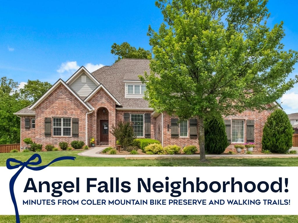 Tucked into the highly desirable Angel Falls neighborhood in Bentonville, this beautifully maintained one-owner home offers over 2,800sq. feet of comfortable living space with 4BRs and 3.5BAs. Meticulously cared for through the years, the home showcases pride of ownership inside and out!  Situated on a large, professionally landscaped lot, the property provides a peaceful setting with mature greenery, inviting outdoor spaces, and plenty of room to relax or entertain. Inside, you’ll find spacious living areas, a functional layout, and timeless finishes designed for everyday living and gathering with family and friends.  Located just minutes from Coler Mountain Bike Preserve, this home offers quick access to some of the area’s best biking and outdoor recreation while still being tucked away in a quiet, established, and highly sought-after neighborhood!