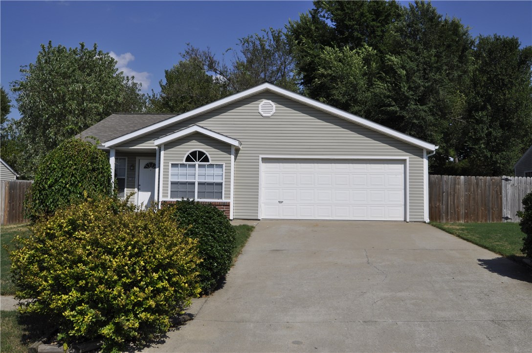 Great little starter home. 2 bedroom 2 bath house with a 2 car garage and fenced in backyard. Refrigerator is included with w/d hookup. No Pets. Taking applications now. You can apply online at mcnaughtonrentals.com.