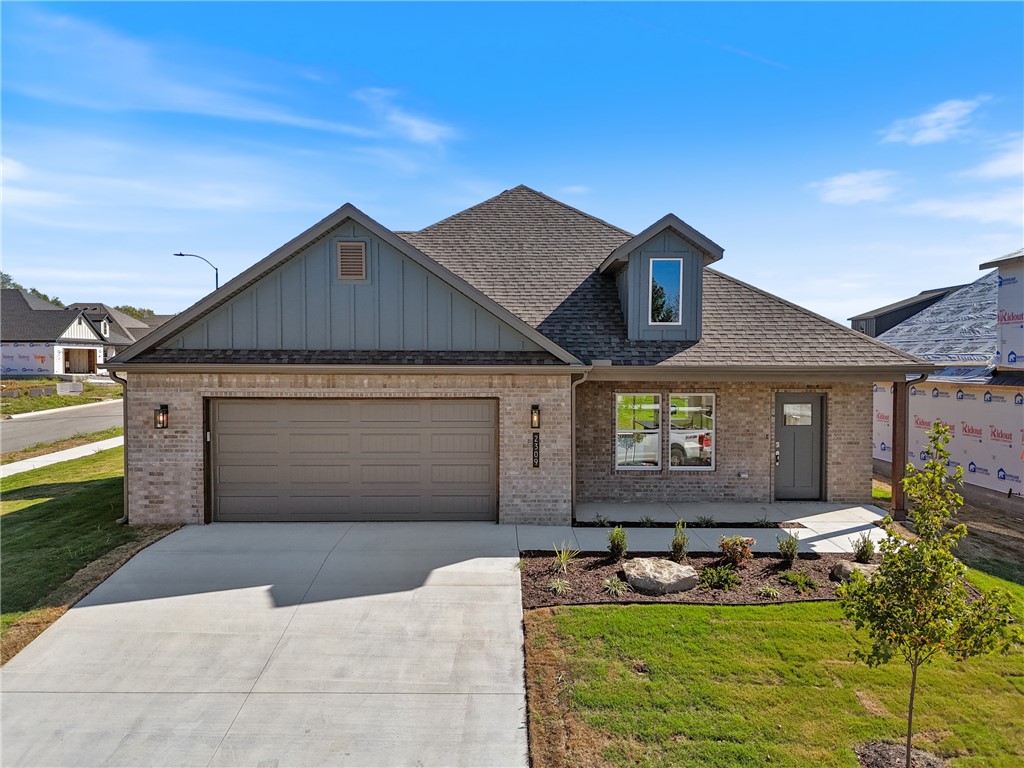 Welcome to Heritage Ranch, Phase 4! This brand-new two-story home is a must-see! The first level features a spacious open-concept living, kitchen, and dining area. It includes three bedrooms, each with walk-in closets, two bathrooms, a laundry room, and a two-car garage. On the second level, you'll find a large bonus room complete with a closet. This home boasts stylish finishes and amenities such as brick and hardie siding, full guttering, LED disk lighting with fan and light kits in all bedrooms, a spacious kitchen island with pendant lights, 3 cm granite countertops, a smart thermostat, Frigidaire Gallery appliances, and more. Combining style and comfort, this home is conveniently located near schools, shopping, and other amenities.