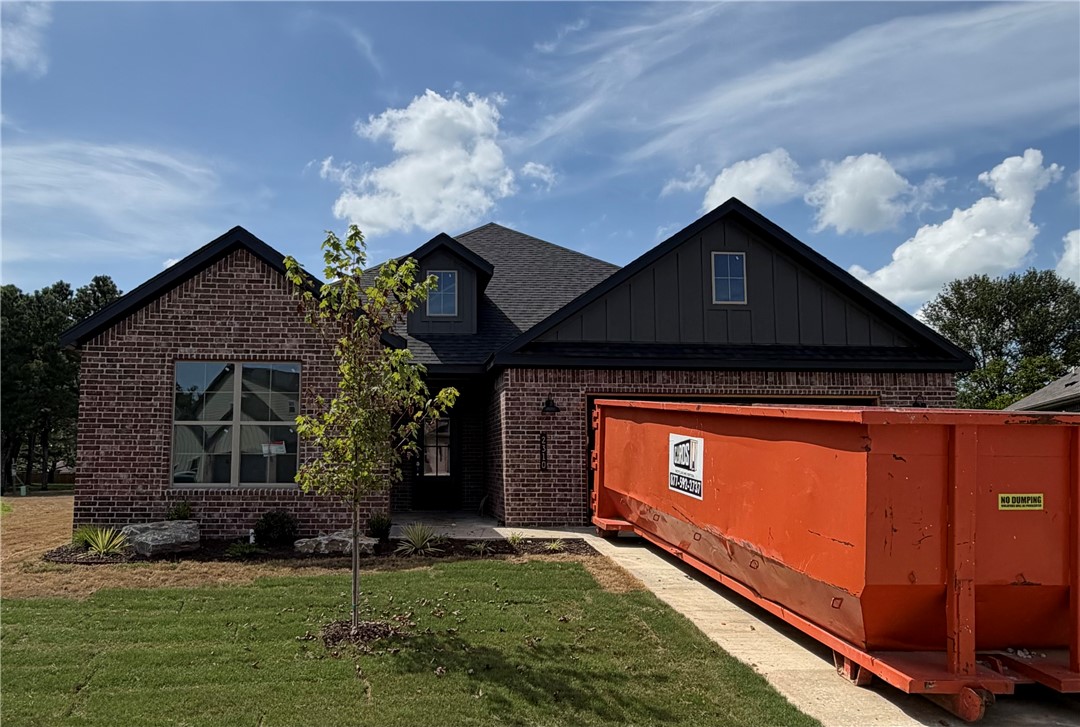 New construction on a large 0.47-acre lot in the sought-after Heritage Ranch subdivision! Rarely do you find this much outdoor space in a neighborhood setting. This home offers the perfect blend of comfort, style, and functionality with a thoughtfully designed one-level floor plan featuring an open-concept living, kitchen, and dining area that's ideal for everyday living and entertaining. This home includes 4 bedrooms, each with a walk-in closet, 2 full bathrooms and a 2-car garage. Quality finishes include brick and Hardie siding, 3 cm granite countertops, a large kitchen island with pendant lighting, Frigidaire Gallery appliances, LED disk lighting, a smart thermostat, and full aluminum gutters. Step outside to an oversized backyard with endless possibilities for entertaining, play, gardening, a future pool, or simply enjoying the extra space. Conveniently located near schools, shopping, dining, and everyday amenities,