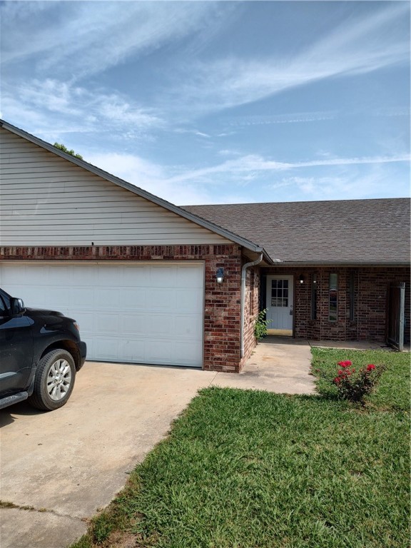 Nice 2 bedroom 1 1/2 bath four-plex with 2 car garage. comes with washer, dryer, stove, fridge and dishwasher. Broker owned.