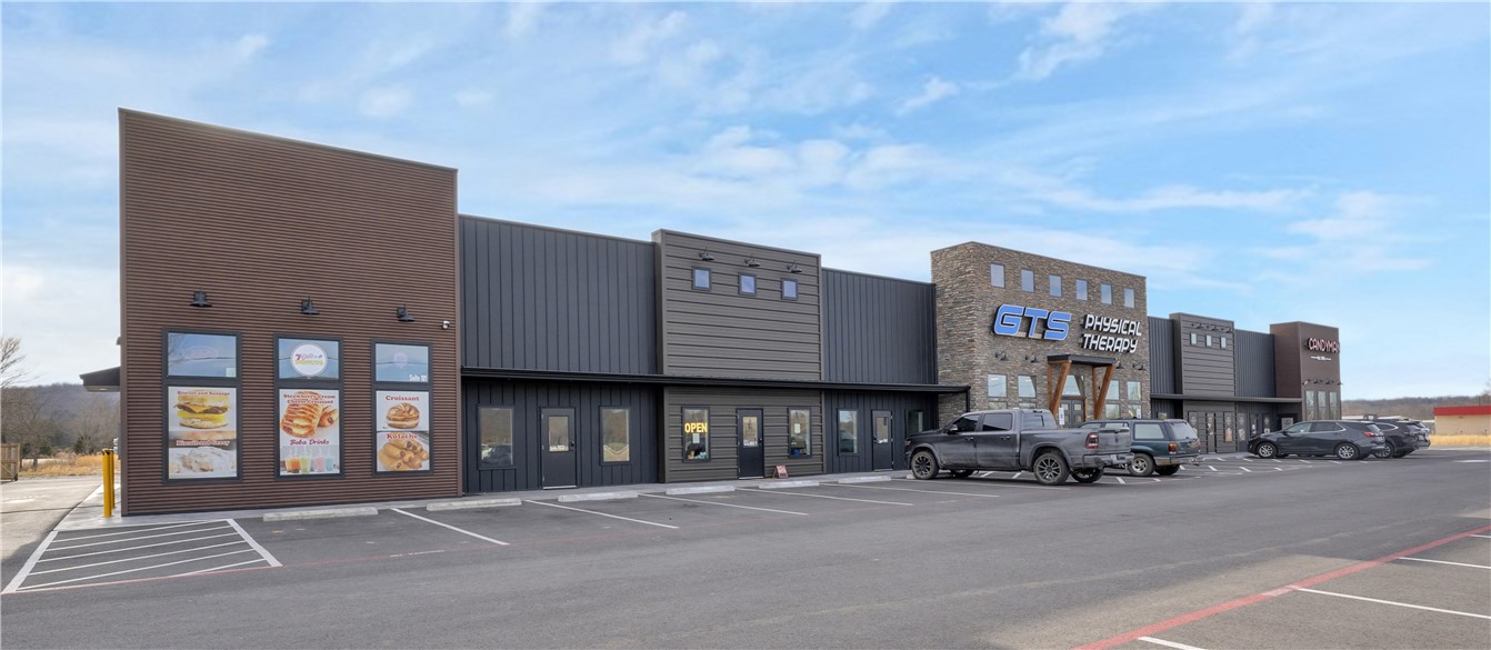 A newly built NNN retail center in Elkins, Arkansas is available for acquisition. 

The property totals 11,876 square feet and is currently 90.79% leased, with two small suites available for easy lease up. All tenants operate under NNN leases with minimal landlord responsibilities. The current rent is $240,060 with 9 tenants but there is a potential rent of $269,772 if the 2 vacant units are filled at their listed rates. The adjusted NOI is $251,967 when considering the most recent vacancy rate. 

The site spans 3.31 acres, includes 59 parking spaces, and sits along Highway 16 with approximately 13,000 vehicles per day.