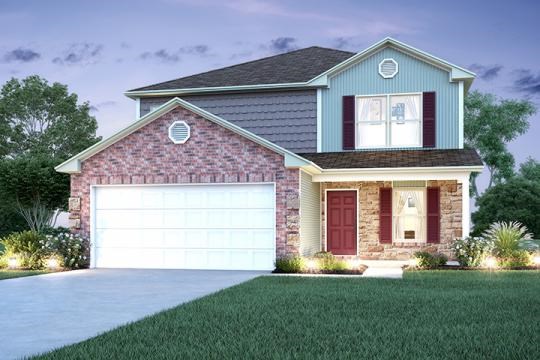 Taxes unknown.  Picture is a rendering.  9' plate downstairs, can lighting and upgraded cabinets in kitchen and baths