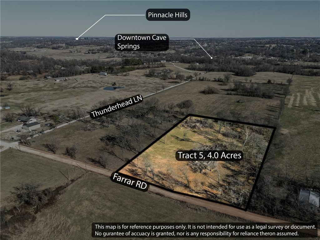4 acre parcel of land. Nestled in the charming community between Bentonville and Cave Springs, this
property offers a serene and peaceful setting, surrounded by natural beauty and breathtaking views.
Whether you're looking to build your dream home, create a private getaway, or invest in a piece of land,
this property offers endless possibilities. With easy access to nearby amenities and recreational
activities, this is a rare opportunity to own a piece of paradise. Don't miss out, schedule a visit today.