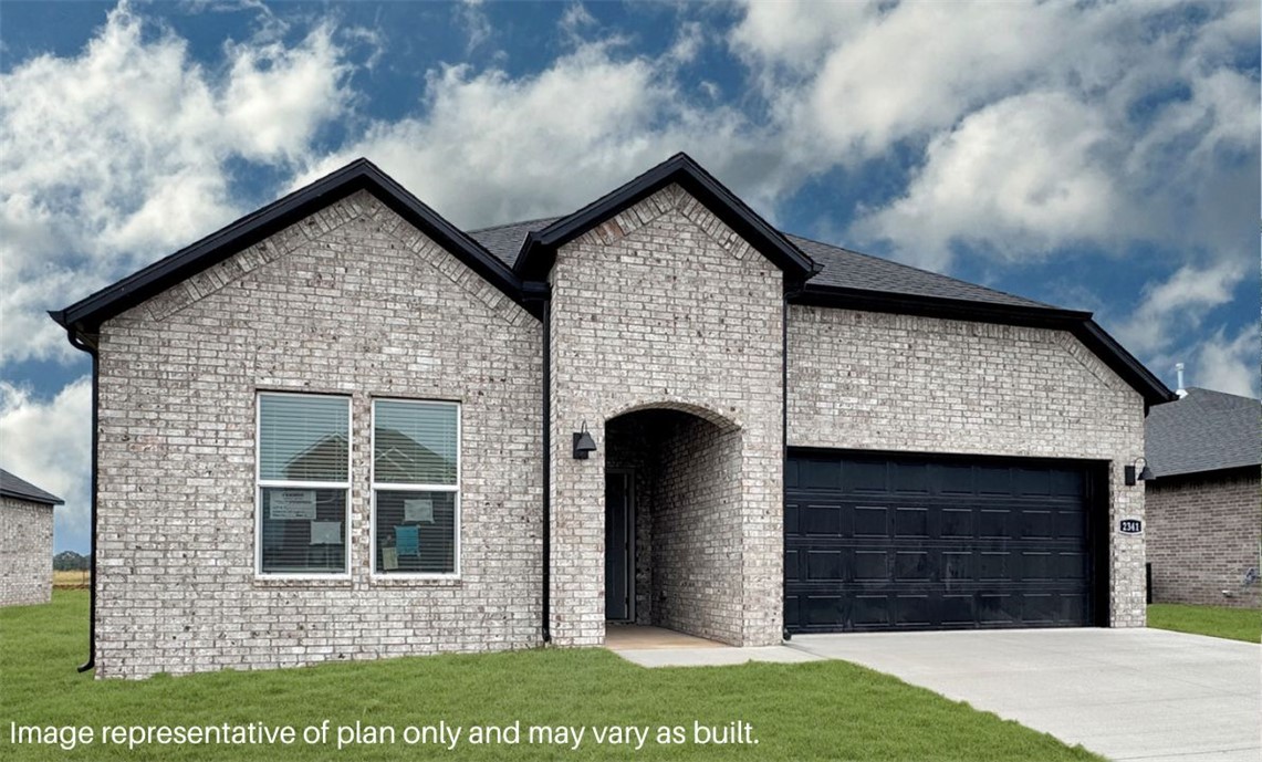 Sold before print! Marvelous Marshall plan in Huber Place in Bentonville, AR! Homes in Huber Place was meticulously crafted with attention to detail, creating a space that feels both luxurious and welcoming. Each home will feature a modern electric fireplace with a poplar mantle. There will be LVP flooring throughout. You’ll find a ceiling fan in all bedrooms and the living room! These homes will be complete with quartz kitchen counters, 42-inch cabinets, and stainless-steel appliances! The primary bath features quartz counters, double sinks, a walk-in shower, and garden tub! The secondary bath will have a walk-in shower with tiled walls; third bath will have a tub/shower combo with tiled walls. Home will have a Garage Door Opener, landscape package, and beautiful 4 Sides brick with siding per plan. Homes in Huber Place are located within the city limits of Centerton with a Bentonville address and zip code of 72713. Property owners are considered citizens of Centerton and all that applies. Subject to change.