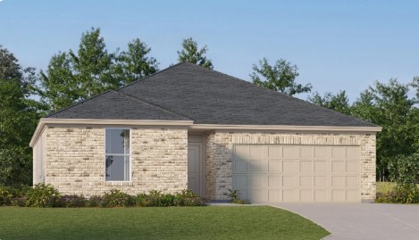 The Frey — a beautiful single-story home that combines simplicity, style, and smart functionality. With 3 bedrooms and 2 bathrooms, this new construction offers a comfortable and efficient layout perfect for a variety of lifestyles. The heart of the home features an open-concept design, where the kitchen flows effortlessly into the dining area and family room—creating a bright, connected space ideal for both relaxing and entertaining. The kitchen is equipped with elegant quartz countertops, stainless steel appliances, and ample cabinetry, blending modern finishes with everyday practicality. The private owner’s suite is tucked away for added tranquility, complete with a spacious en-suite bathroom and a walk-in closet. Two more bedrooms are thoughtfully positioned to share a full bath, offering flexibility for family, guests, or a home office. A two-car garage provides convenience and storage. With its clean lines, modern features, and flowy layout, The Frey is designed to feel like home from the moment you walk in.