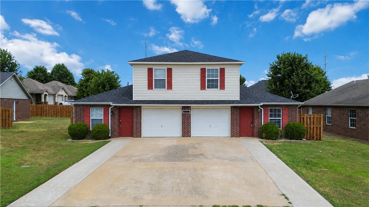 Duplexes like this don't last in Bentonville! Two spacious 2-bedroom, 2-bathroom units, each with an attached 1-car garage for extra storage and convenience. One side has been newly renovated with modern finishes, offering move-in-ready appeal for an owner-occupant or a rent premium for an investor. Minutes from Downtown Bentonville, the Walmart Home Office, top-rated dining, and the area's famous trail system — this is the kind of location that keeps tenants (and equity) growing. Whether you're house-hacking or scaling your rental portfolio, this is a rare chance to get into a high-demand NWA community.