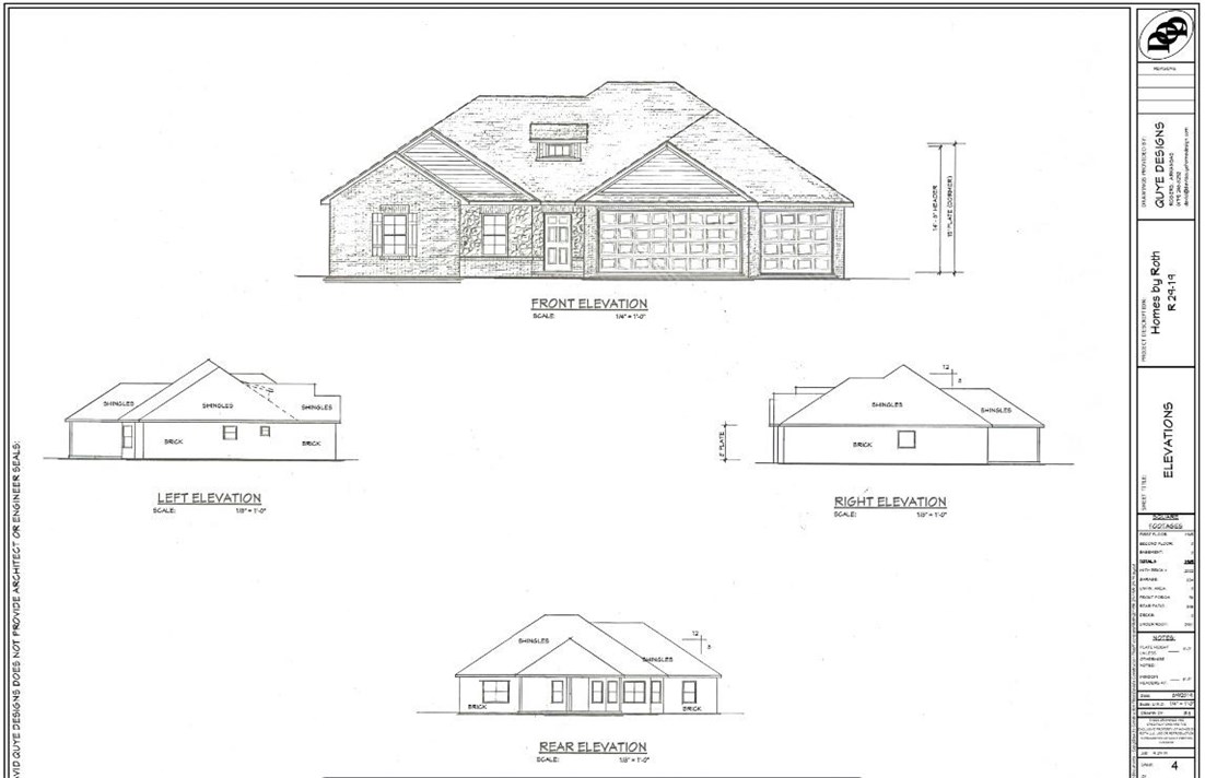 New construction home by Roth.