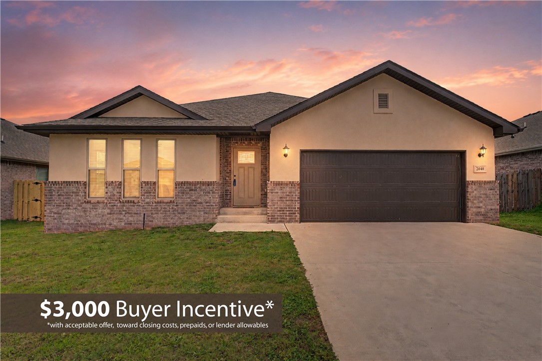 Affordability meets luxury! Seller offering $3,000 closing cost incentive. Refrigerator, washer and dryer will convey. Discover this exquisite and remarkably spacious home in Prairie Brook Subdivision. This magnificent home showcases lots of upgrades, featuring sleek black stainless steel appliances paired with a gas range, matte black pearl granite, and black Delta plumbing fixtures. The shaker-style cabinetry, complete with soft-close doors and drawers, adds an elegant touch throughout. Indulge in the luxurious master bath, which offers dual vanities and a walk-in shower made with custom tile and walk-in closets. The high ceilings, natural light and expansive laundry room provide a luxurious ambiance upon this splendid abode.  Enjoy serene moments on the covered back patio, nestled within your very own private, fenced backyard. This charming home is ideally situated just minutes away from schools and shopping. Your dream home awaits!