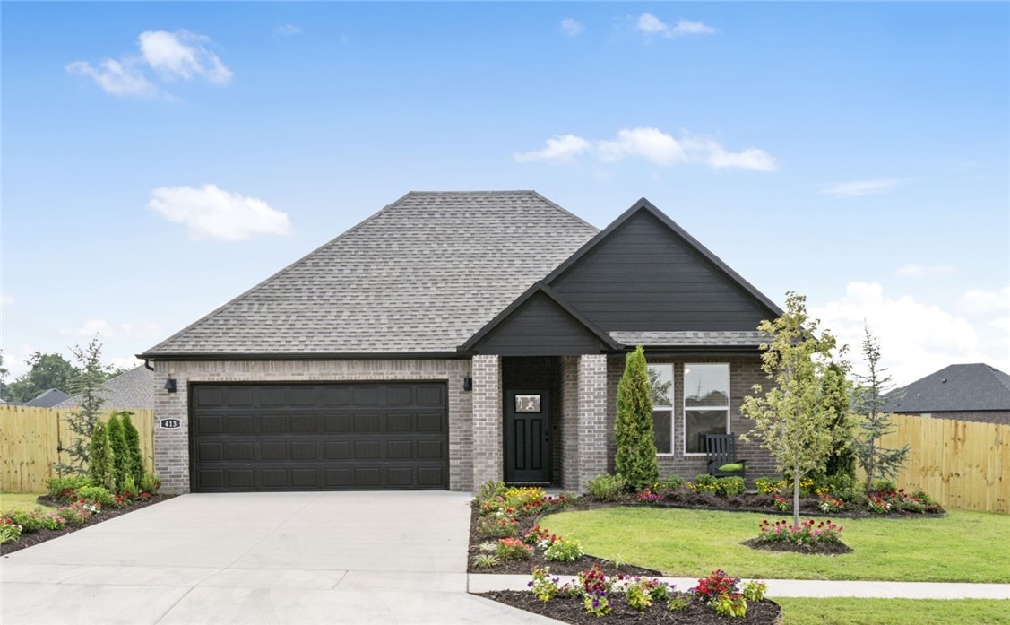 Sold before print! Lovely Lakeway plan in Goose Creek Village, an impressive subdivision where quality and affordability meet in the heart of Farmington. This home features gorgeous quartz kitchen countertops, stainless steel appliances and a walk-in pantry (per plan). 42-inch upper cabinets with top molding and soft close cabinet doors. Private bedroom one includes a lovely en-suite with quartz counter tops, double sinks, walk-in shower, and walk-in closet. Living room will showcase a beautiful modern Electric Fireplace. These homes feature ceiling fans in all bedrooms and living room! Each home exterior will have brick and Hardie® siding per plan!  Covered patio (per plan). Garage Door opener! Taxes and Parcel # TBD. Single-story plans feature Luxury Vinyl plank flooring throughout!