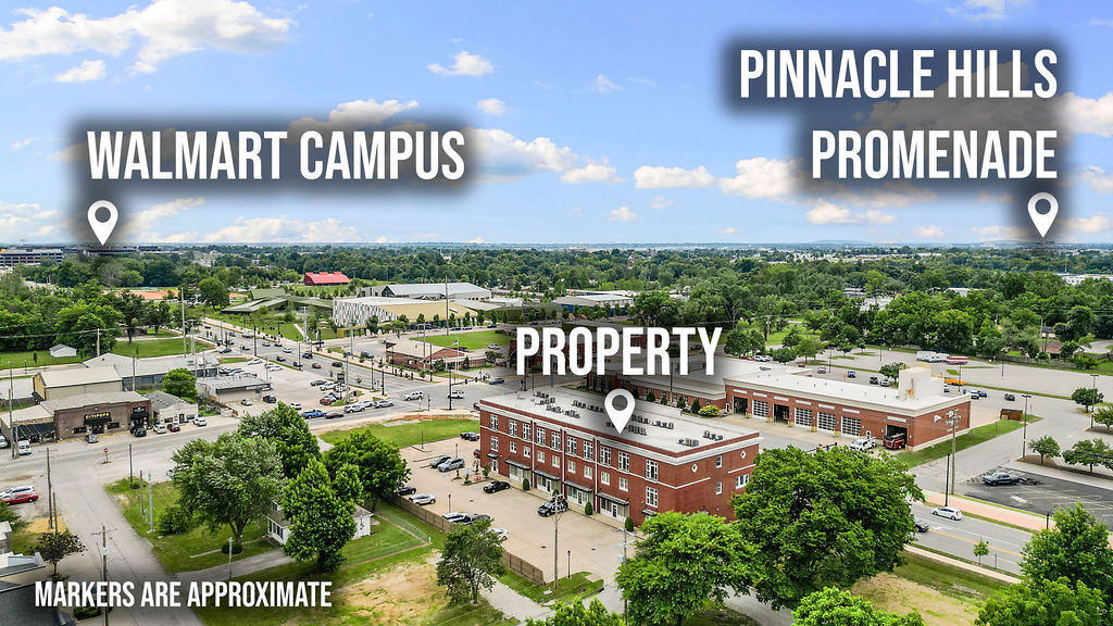 Class A Office Space located in the Heart of Downtown Bentonville, near new Walmart Campus, upcoming STEM University, Thaden School, and Crystal Bridges! This is a one room 688SF space on the 2nd level. Looking out office windows you face SW 8th St. Access to shared bathrooms, break room, kitchenette, and common areas. Assigned parking, major road frontage and a prime location! Spaces in this building do not open up often, take advantage of this opportunity while you can!