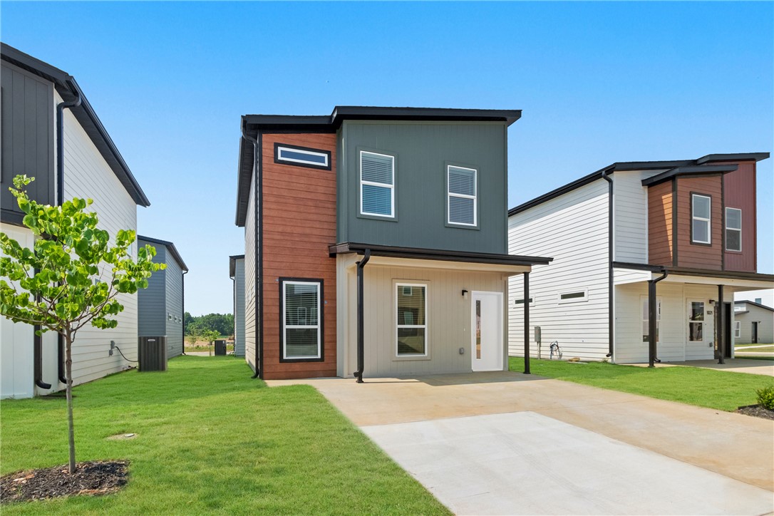 Easy living starts here! Whether you're buying your first home, looking to downsize, or searching for a low-maintenance investment property, Featherston Village offers a simple, modern lifestyle in a convenient location. Located in the Bentonville School District and less than 5 miles from Walmart's corporate office, this growing community combines comfort, convenience, and value. Planned parks and walking trails will add even more opportunities to enjoy the neighborhood. Schedule your personal tour to see for yourself!