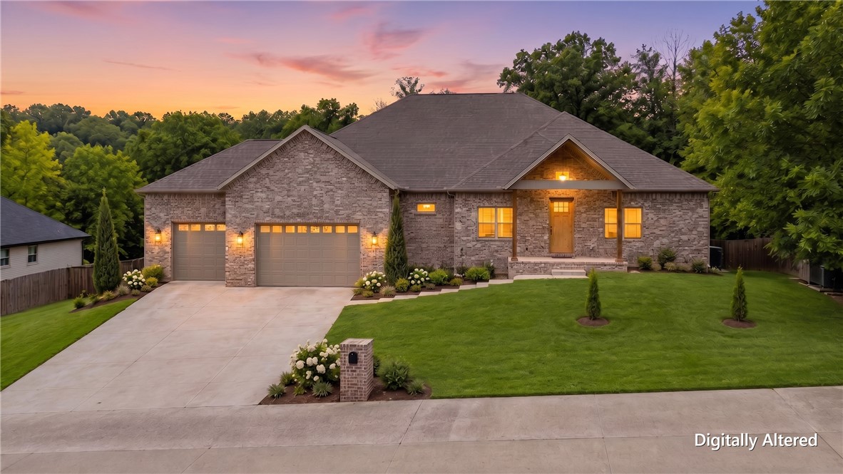 This home checks boxes you didn't know you had.  On 1.1 private, cedar-fenced acres in Timber Ridge Estates, this 2024 custom estate delivers 5,000 SF of proof: 10' ceilings, 14' entry, and vaulted living wrapped white oak built-ins.
The kitchen makes the case: 10'x5' quartz island, JennAir paneled fridge/freezer, double ovens, 6-burner gas cooktop, pot filler, and a 10'x8' sliding glass wall to the covered deck. The boxes keep coming: private theater room. Main-level office. Huge bonus room. Bottom-level in-law suite with exterior entry.
The primary bath features dual rain heads, 12 body sprayers, jetted 6'x4' tub with waterfalls and audio, plus a white oak closet with direct laundry access.
The boxes you'll feel every month: 2x6 walls, R-42 insulation, tankless recirculating water heater, fiber internet, smart-home features, and an epoxy-floored 3-car garage with 15'4" ceilings.  Custom construction. Private acreage. Zero compromises. Come check every box including the ones you didn't know you had.