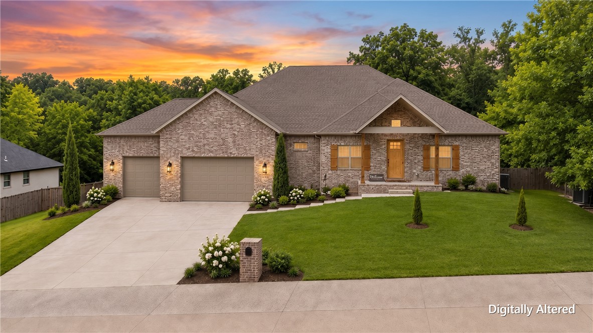This home checks boxes you didn't know you had.  On 1.1 private, cedar-fenced acres in Timber Ridge Estates, this 2024 custom estate delivers 5,000 SF of proof: 10' ceilings, 14' entry, and vaulted living wrapped white oak built-ins.
The kitchen makes the case: 10'x5' quartz island, JennAir paneled fridge/freezer, double ovens, 6-burner gas cooktop, pot filler, and a 10'x8' sliding glass wall to the covered deck. The boxes keep coming: private theater room. Main-level office. Huge bonus room. Bottom-level in-law suite with exterior entry.
The primary bath features dual rain heads, 12 body sprayers, jetted 6'x4' tub with waterfalls and audio, plus a white oak closet with direct laundry access.
The boxes you'll feel every month: 2x6 walls, R-42 insulation, tankless recirculating water heater, fiber internet, smart-home features, and an epoxy-floored 3-car garage with 15'4" ceilings.  Custom construction. Private acreage. Zero compromises. Come check every box including the ones you didn't know you had.