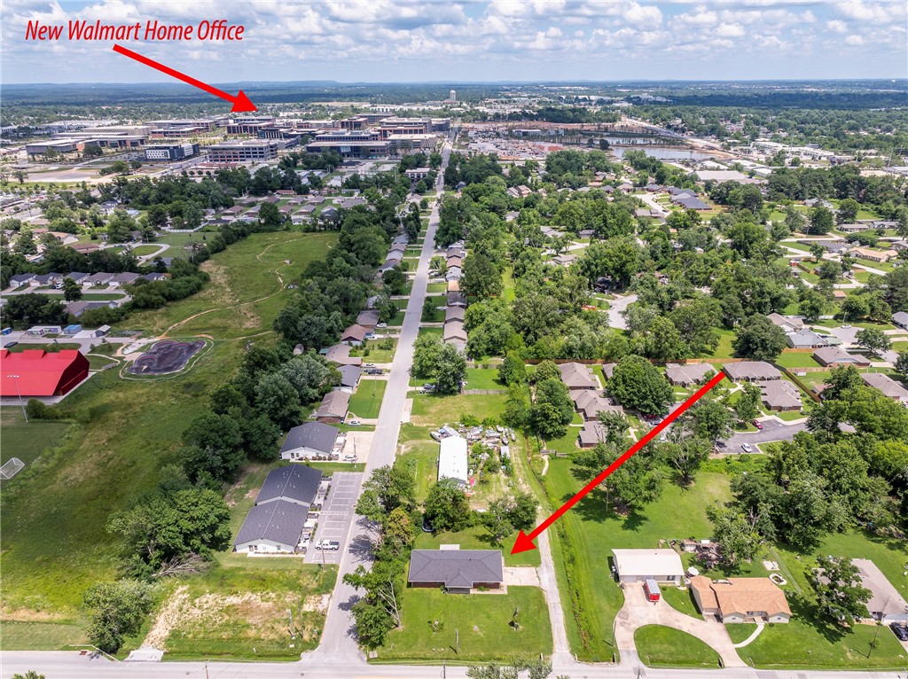 Development Opportunity! New land use plan is Urban Neighborhood (highest intensity neighborhoods)
and recently rezoned DN-4 (2025) allowing multi-family housing and mixed use structures. Close
proximity to the Momentary, 8th St Market, Thaden School and down the street from Walmart's Corporate Campus. The value is in the land. This property also listed as Residential - see MLS#1336929 and Land - MLS 1336930. 
see MLS#1312663. Property sold "as is." Do Not Disturb - Tenant Occupied Agent owned. Do Not Disturb - Tenant Occupied
L