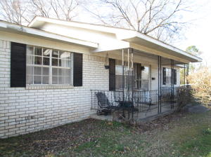 Cute 3bd 1 ba house Brick home with central heat and air, has good sized kitchen has cabinets  on each side, and stove with refridg. This house has a  dining area, separate living area, Built ins and large bathroom. 1 storage building with large fenced back yard.Priced to sell, make an offerkey is in office at this time