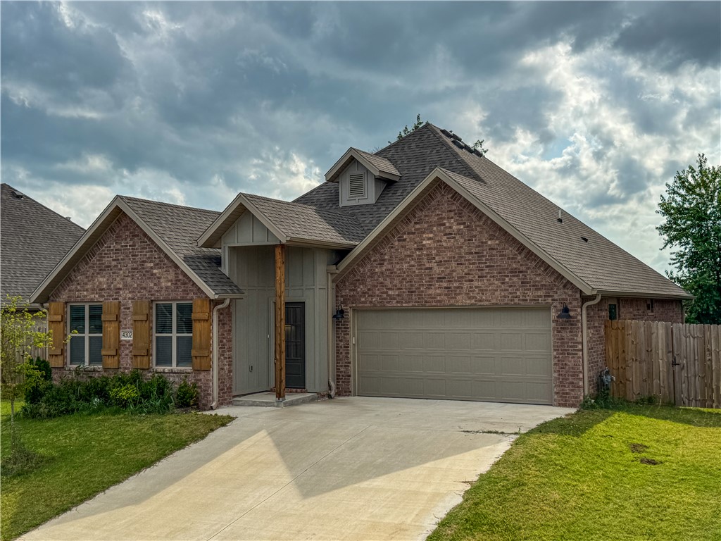 Welcome to this single-family home in Bentonville! Located near the airport and 15 minutes from Osage Park, Walmart Home Office campus, I-49, and the Walmart AMP, this home is close to Northwest Arkansas' most popular destinations while still offering a comfortable neighborhood setting. Built in 2024, this home feels new!
Featuring a fully fenced backyard, stainless steel appliances, a washer and dryer, 2 car garage, and upgraded finishes.
Come enjoy more space, more freedom, and the benefits of single-family living.
Rental Terms:
* Rent: $1,800/month
* Security Deposit: $1,800
* Mandatory Resident Benefits Package: $35/month. Covers renter's insurance, air filters mailed straight to you, and more.
* ONE DOG ONLY - NO EXCEPTIONS
* Non-refundable pet deposit: $250
* Pet rent:
     - $25/month for dogs under 30 lbs
     - $35/month for dogs over 30 lbs
* Tenant to pay all utilities 
* Tenant to handle lawncare
* Background Check required for each adult - application is $35 per adult