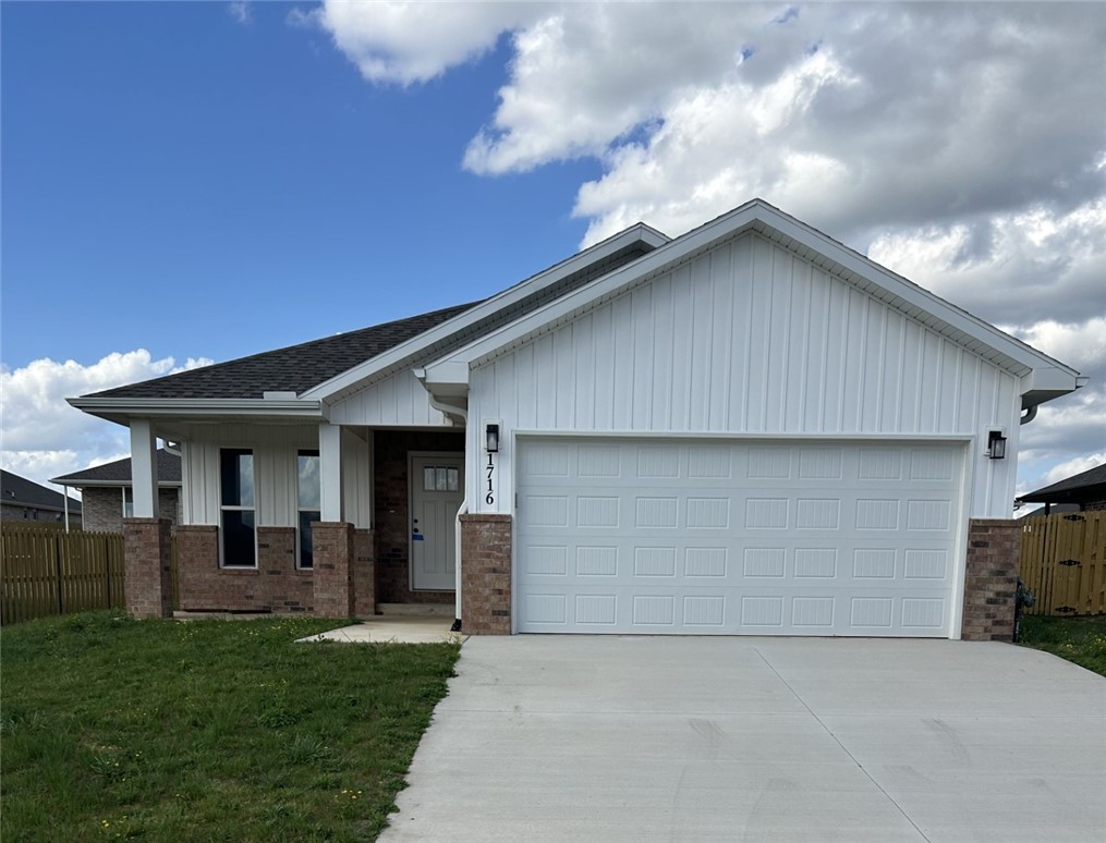 Come see this new construction 3 bed 2 bath all brick home.  The home is fully equipped with gutters, sodded yard, 3 cm granite counter tops, gas range, pantry, mw vent hood, tile floors and carpet in the bedrooms.  The covered patio out back will be a perfect location to host family or friends or just spend quiet time alone.  The kitchen has a large center island and the adjoining dining room will make this a wonderful location for hosting large or small get togethers for all occasions.  The split floor plan offers a quiet area away from the noise of a busy house.  Each bedroom has a generous walk in closet and the vaulted ceilings in the living room amplify the spacious living and entertaining area.  Come see this wonderful home before it is too late.  Seller will pay $5,000 in buyer concessions.  Up to $5000 dollars in lender credit available with the preferred lender.