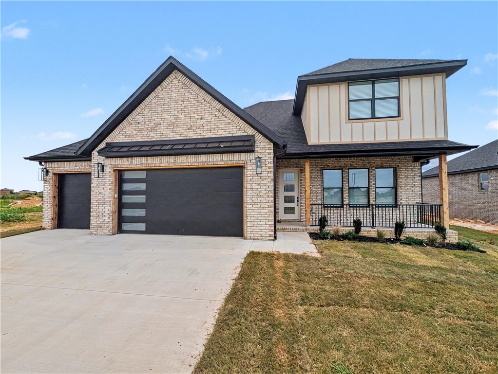 Welcome To A Brand New Build In Spring Creek Farms That Has Zero Miles On It. You Are Getting Four Bedrooms And Two And A Half Baths. Primary Suite Is On The Main Floor. The Living Room Is Ridiculously Cool With Custom Wood Beam Ceilings And A Sleek Designer Fireplace. Forget Vacuuming Because There Is Zero Carpet Here. We Are Talking Crisp Wood Plank Flooring Flowing Through Every Single Main Area And Bedroom. The Kitchen Is A Total Hangout Spot Featuring Real Granite Counters, Sharp Gray Cabinets, A Proper Gas Range For Serious Cooking, And A Island Ready For Your Friends And Snacks. The Primary Bed Drops The Mic With Awesome Coffered Ceilings, Custom Lighting, And A Killer Walk In Tile Shower. Step Out Back To A Covered Patio; No Neighbors Behind. It Is Super Close To Great Food And Shops. Keep In Mind This Spot Is Strictly Pet Free. Hurry Up And Grab The Keys Now. Background And Credit Check Required.