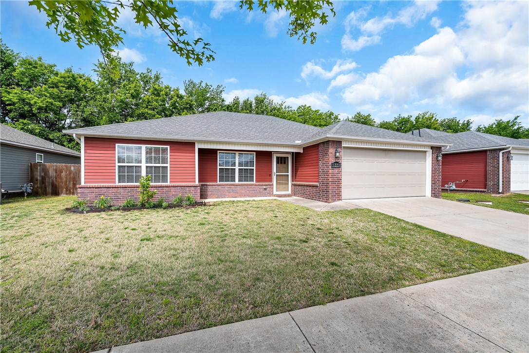 This well-maintained 3-bed, 2-bath home in Fayetteville's Coves subdivision is a prime investment opportunity — currently tenant occupied and cash flowing! Built in 2016, the 1,456 sq ft layout features a smart split floor plan, walk-in closets, wood laminate and tile floors, and Energy Star appliances throughout. The attractive brick and vinyl exterior, attached 2-car garage, and three-sided fenced backyard with a deck make this home as functional as it is inviting. Best of all, the location simply can't be beat — just minutes from the University of Arkansas campus, with quick and easy access to I-49 and a short drive to all the dining, shopping, and entertainment downtown Fayetteville has to offer. Whether you're a savvy investor looking for a turnkey rental or a buyer ready to plant roots in a great neighborhood, this home delivers an outstanding value.