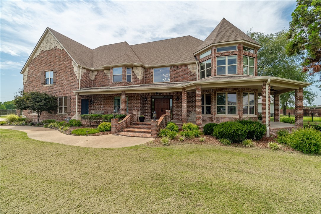 Amazing piece of property that has it all!  Spacious home has 5610 SF in the main house.  There is a pool house w/600 SF that includes a kitchenette, laundry & full BA.  Beautiful in-ground pool & pool house built 2020.  But wait… there’s more… there is a 4800 SF shop bldg. w/4 doors & stg loft.  Home features 5 BR, 5 BA, OFF, sitting area, chef’s kitchen, lg laundry room, FDR & eat-in kitchen, bonus room.  All situated on 3.19 acres complete with garden spot, deluxe chicken house & child’s playhouse.  House Roof was replaced in 2017; pool & pool house built all prior to seller’s ownership. Pool has saltwater system as option.  The shop/storage bldg. has 1 door to accommodate an RV, two other garage doors, entry door.  Property is fully fenced. Newer brick column & iron fence w/security gate. School bus stops right in front of house.  A fabulous, has it all property. A must see!