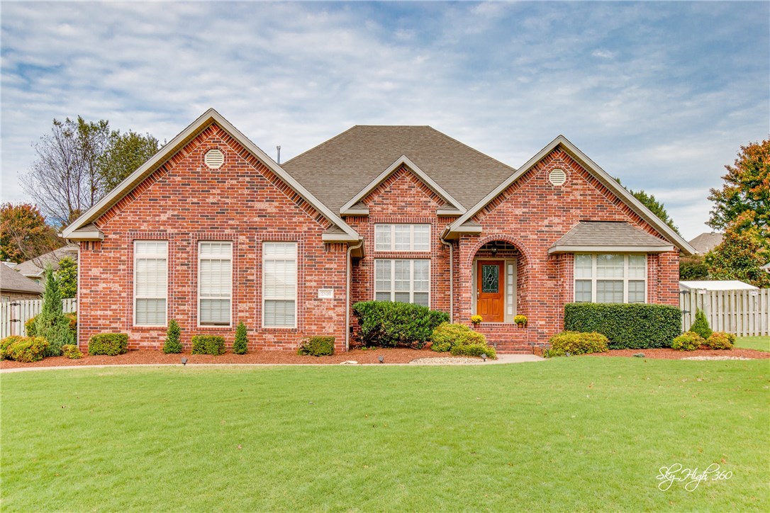 Beautiful 4 bed 2.5 bath home in great subdivision. Close to shopping, I49, and walking distance to schools.  Ceramic tile throughout. New hardwood flooring in formal dining room. Eat in kitchen, granite counter tops in kitchen & baths. Large kitchen pantry. Gas fireplace in living room, plus lots of windows for light. Split floor plan.  Great deck off kitchen perfect for entertaining or grilling. Your new home is waiting for you!