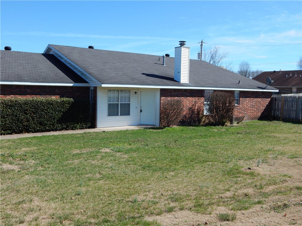 Spacious duplex, 1,364SF each unit.  Close to elementary school, only 1.2 miles from intersection of 71 and New Hope Road. Lots of storage space. Master has large bath, walk-in-closet plus shelved storage closet. Recent updates to both units include; hot water heaters, garage doors, metal front doors, new tile flooring, and HVAC in unit 818. Pocket doors separate kitchen/laundry room. Open floor plan with great use of space. Both backyards fenced, patios accessible through master bedroom. Beautifully trimmed gas fireplaces, ceiling fans in living area and master. Two car garage for each unit. Excellent investment opportunity, or live in one side and rent the other