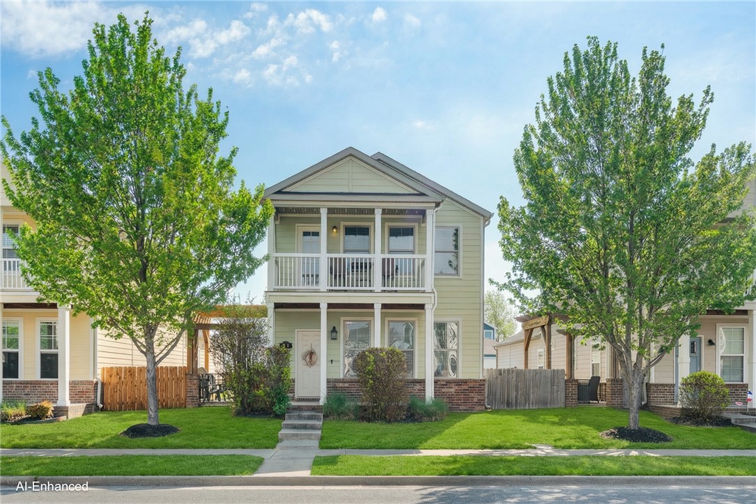 Turnkey Rental Property in Prime University of Arkansas Location!  Located near the Razorback Transit bus route for easy campus access. This well-maintained 3-bedroom, 3.5-bath home offers strong rental potential in a high-demand area just minutes from UoA. Ideal for investors or parents of students seeking a low-maintenance property with excellent long-term value. Each bedroom features a private full bath and walk-in closet—an ideal setup for roommates, maximizing flexibility and rental appeal. The main level showcases an open-concept layout with a bright living area, dining space and a modern kitchen with eat-in island, granite counters and updated appliances. Spacious backyard, newly rebuilt pergola, privacy fencing and attached 2-car garage. Recent HVAC replacement provides added reliability and efficiency, while HOA covers yard and exterior maintenance, reducing owner responsibilities. Move-in ready and low-maintenance, this property offers excellent rental potential or comfortable University-area living.