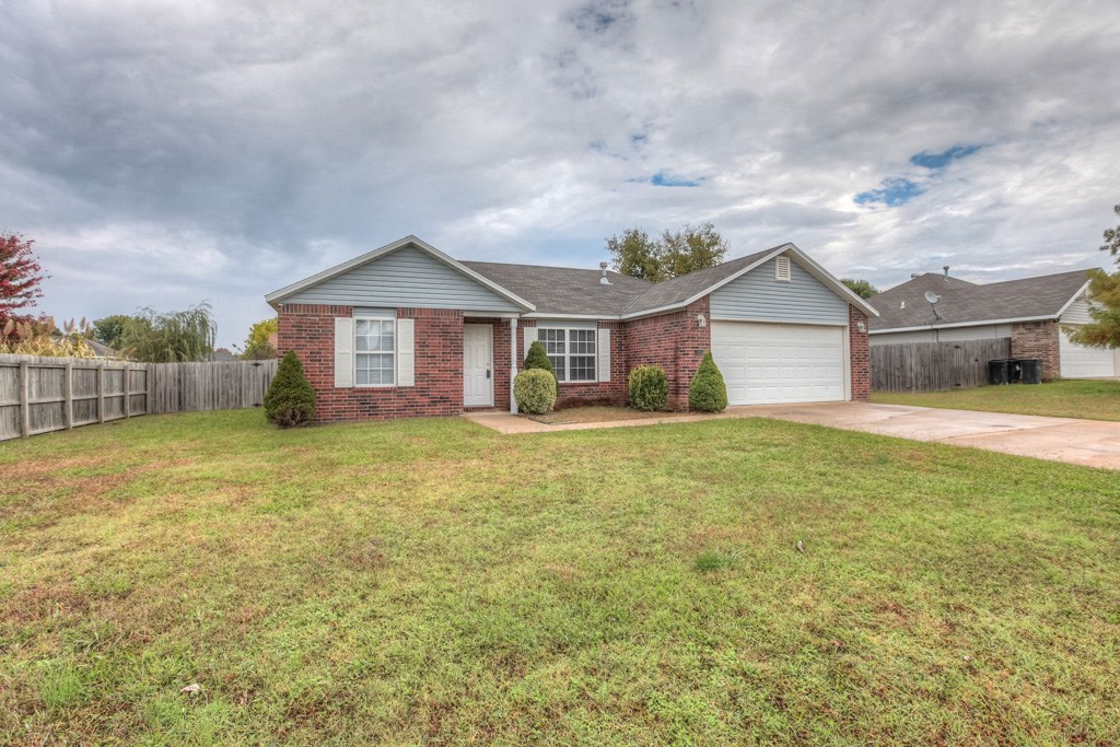 3 bedroom 2 bath home w/ 2 car garage! Featuring large living space, back patio space, and privacy fence in backyard, gas fireplace! W/D hookups with Refrigerator. No showings until 7/23, Now accepting applications!