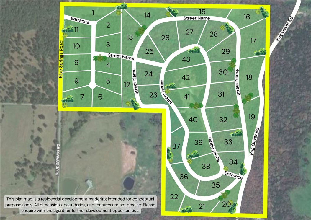 120-acre property on Blue Springs Road in Goshen, AR, presents a premier development opportunity driven by its strategic location and desirable natural features. The gently rolling, mostly timbered land, which includes approximately ten cleared acres, offers an ideal canvas for an executive or high-end residential subdivision. The presence of Beaver lake nearby with boat ramps and access enhances property location. Crucially, the land is positioned directly across from the proposed 120-acre Eagle Crest Subdivision, serving as immediate validation of the area's robust growth trend and indicating established utility interest. This context reduces market risk for investors and confirms the viability of a large-scale project in this rapidly expanding Northwest Arkansas corridor. Furthermore, the property's convenient twenty-minute drive to the employment and cultural centers of Fayetteville and Springdale ensures strong demand for residential units,  highly attractive long-term investment. Reference MLS 1336258