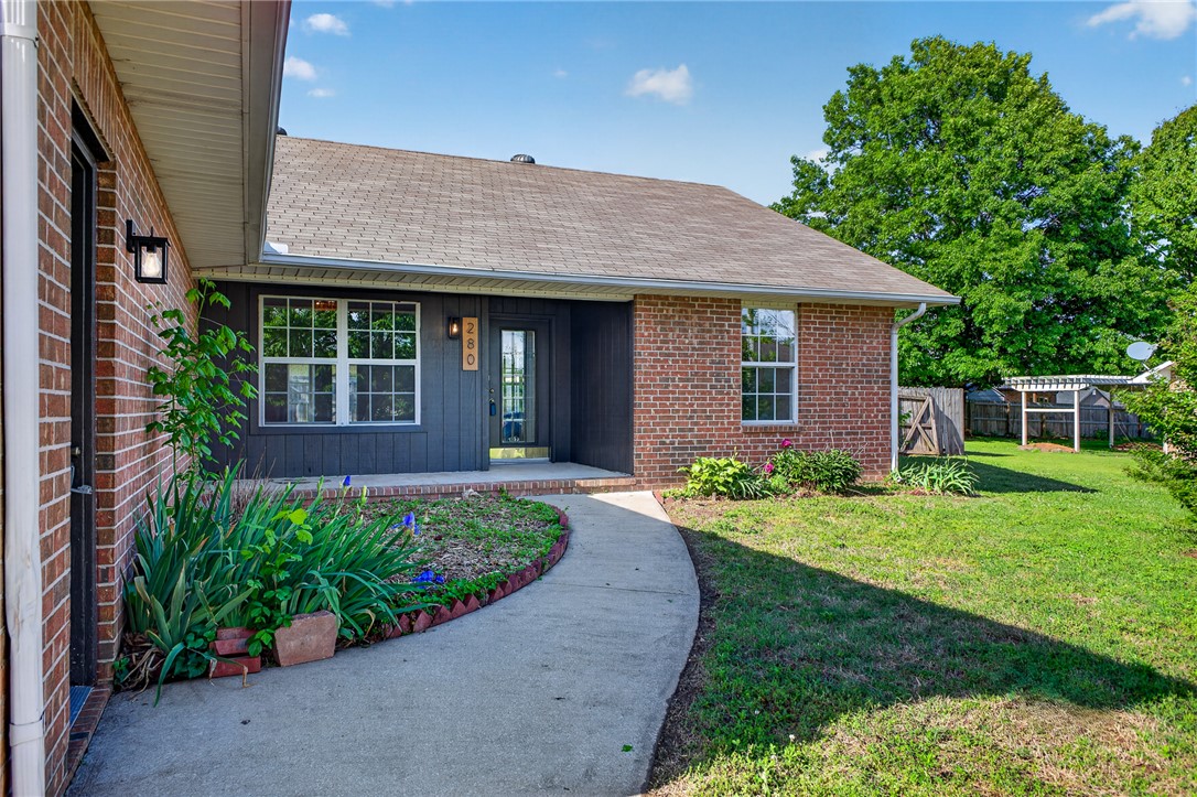 Welcome to 280 Wilson Dr in Gentry, Arkansas, where modern updates meet comfortable living. This home has been completely refreshed from top to bottom, featuring brand-new interior paint, stylish luxury vinyl plank (LVP) flooring, updated fixtures, and a full suite of new appliances. Every detail has been thoughtfully upgraded to provide a clean, contemporary feel that’s truly move-in ready. The open and inviting layout is ideal for both everyday living and entertaining, with fresh finishes that create a bright, cohesive look throughout. Step outside to enjoy the fully fenced backyard and covered patio perfect for pets, play, or private outdoor gatherings.
Whether you’re searching for a primary residence or a smart investment, this property checks the boxes. With its extensive updates and low-maintenance features, it's a strong turnkey addition to your portfolio or a comfortable home to live in as is.   Conveniently located near Hwy 59 and 12.
