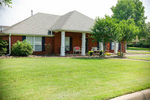 Come see this beautiful home sitting on a corner lot in the Sequoyah School district in West Russellville. This quality home offers tall ceilings, hardwood and ceramic tile flooring, granite counters, and a wood burning fireplace with insert. The split bedroom floor plan features a large master bedroom, walk-in closet, double vanity, jetted tub, and tile shower. The oversized fourth room is currently set up as a den but could also serve as an office, playroom, or a fourth bedroom. Enjoy the spacious patio area with privacy fenced back yard and 14x16 wooden storage building.