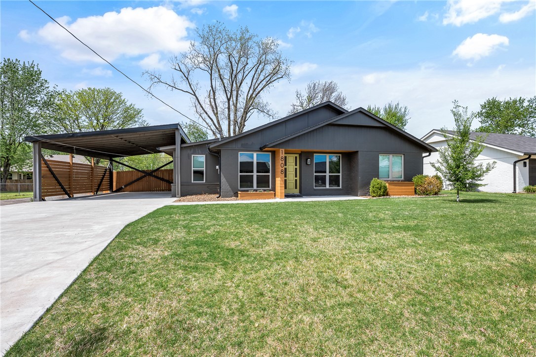 Location and lifestyle come together at 1808 SW D Street in Bentonville – a fully renovated and expanded 3 bed, 2 bath home with dedicated office space in one of Bentonville’s most connected locations. Updated in 2022, this move-in ready home puts you just steps from all the action at Osage Park, with easy access to dog parks, food trucks, pickleball, kayaking, walking and bike trails, the music venue, playground, and archery range. You can also walk to Bentonville Brewing, Climb Bentonville, or grab a bite at Louise. The backyard was built for entertaining with a patio, bar, sitting area, and privacy fence added in 2023. Just 4 minutes to the Walmart Campus and Downtown Bentonville, this is a rare chance to own an updated home in the middle of one of the city’s best lifestyle hubs.
