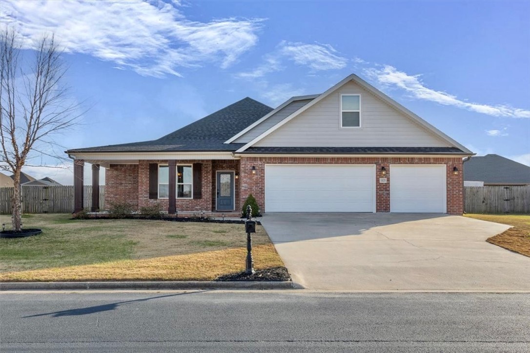 This beautifully maintained home on a peaceful .48-acre lot is just outside of town. Enjoy an excellent central location with easy access to Tontitown, Springdale, or Fayetteville. If you love the Tontitown area but it feels out of reach, this is an affordable way to enjoy the convenience, amenities, and lifestyle of the area. This home features a spacious bonus room with a full bathroom and walk-in closet, offering great flexibility for guests, a home office, or additional living space. There are 3 bedrooms on the main level with 2 bathrooms, formal dining, and a very efficient kitchen style that is sure to please. The enclosed patio conversion adds just a little extra room for a great sitting area. The fenced in back yard is a great place to enjoy family events, build your dream pool, or just relax and enjoy the beautiful weather. The shop is already supplied with electric! Relax in the peaceful setting and even birdwatch the nearby eagle’s nest. Up to $8,000 lender credit through preferred lender.