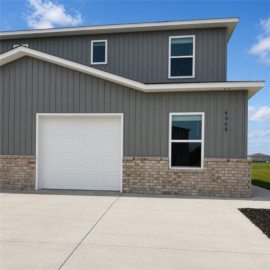 Move in ready - available now! Introducing The Elmstead, a beautiful two-story duplex located in a vibrant, new community. This modern home offers 3 spacious bedrooms and 3 bathrooms, featuring a flexible layout that suits a variety of lifestyles. Upstairs, you'll find the serene master suite, complete with a private bathroom and ample closet space. An additional bedroom and bathroom are also located upstairs, providing comfort and privacy for family or guests. The lower level features a third bedroom with its own full bathroom, perfect for visitors, a home office, or a private retreat. The open-concept living area on the main floor is perfect for both relaxing and entertaining. The well-appointed kitchen includes modern appliances, generous counter space, and plenty of storage. With a one-car garage offering secure parking or extra storage, The Elmstead combines practicality with style. Situated in a brand-new community, this home is conveniently located near local amenities, parks, and schools.