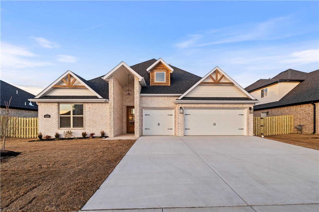 Introducing The Brook Plan - Gorgeous home with designer upscale features that will make you fall in love.  Conveniently located right next to Centerton Gamble and Bentonville West. Builder offers a one year home warranty and is offering $2500 towards buyers closing costs for a limited time. Buyers are eligible for up to $5,000 in lender credit when using our preferred lender. Treat yourself to a tour today.