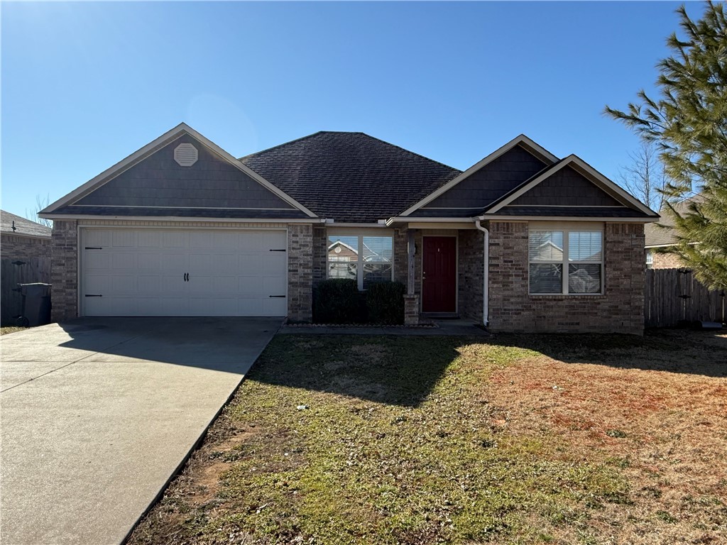Amazing price drop. Up to $3,000 preferred lender credit available to be used for closing costs, rate buy down or other lender allowable items. Welcome to this well-maintained 4-bedroom, 2-bath home featuring durable laminate flooring throughout. The refrigerator and storage unit will convey with the sale. Conveniently located near shopping centers, restaurants, schools, and all the growth and amenities Rogers has to offer. Don’t miss this great opportunity in a prime location!