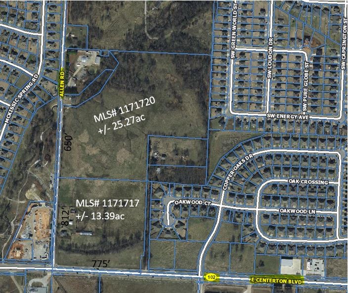 LIBERTY HEIGHTS ADD-CENTERTON - Land