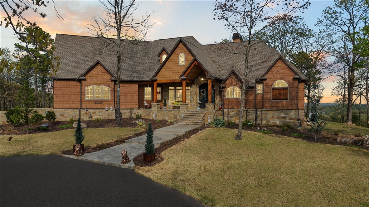 Discover unparalleled elegance in this 3800 sf estate, built in 2020, perfectly situated on over 35 secluded acres. This 4 bed/3.5 bath home offers 2 spacious living areas & spectacular views. The heart of the home boasts a chef’s kitchen, Thermador appliances, 6-burner gas stove, double ovens, an ice maker, & soft-close cabinetry. Under-counter lighting enhances the ambiance, while elegant finishes exude sophistication. Equipped w/ whole-home automation, this residence ensures comfort & control. For added peace of mind, this home features a Briggs & Stratton whole home generator, three HVAC units & an electric gate (phone-controlled) For yard maintenance convenience , a sprinkler system & multiple freezer-proof faucets throughout the yard and shop area. Outside is just as impressive, an oversized covered patio with a beautiful rock fireplace, breathtaking valley views. Heated & cooled 40'x40' Shop, 3 overhead doors, water & electric, greenhouse with electric, water, & solar for year-round gardening, stocked pond