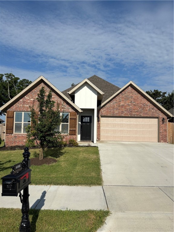One year old east facing brick home with washer, dryer, fridge and fence included. Granite counters, wood look tile floor, and open floor plan.  Grab it before it's gone.  Available July 23rd.